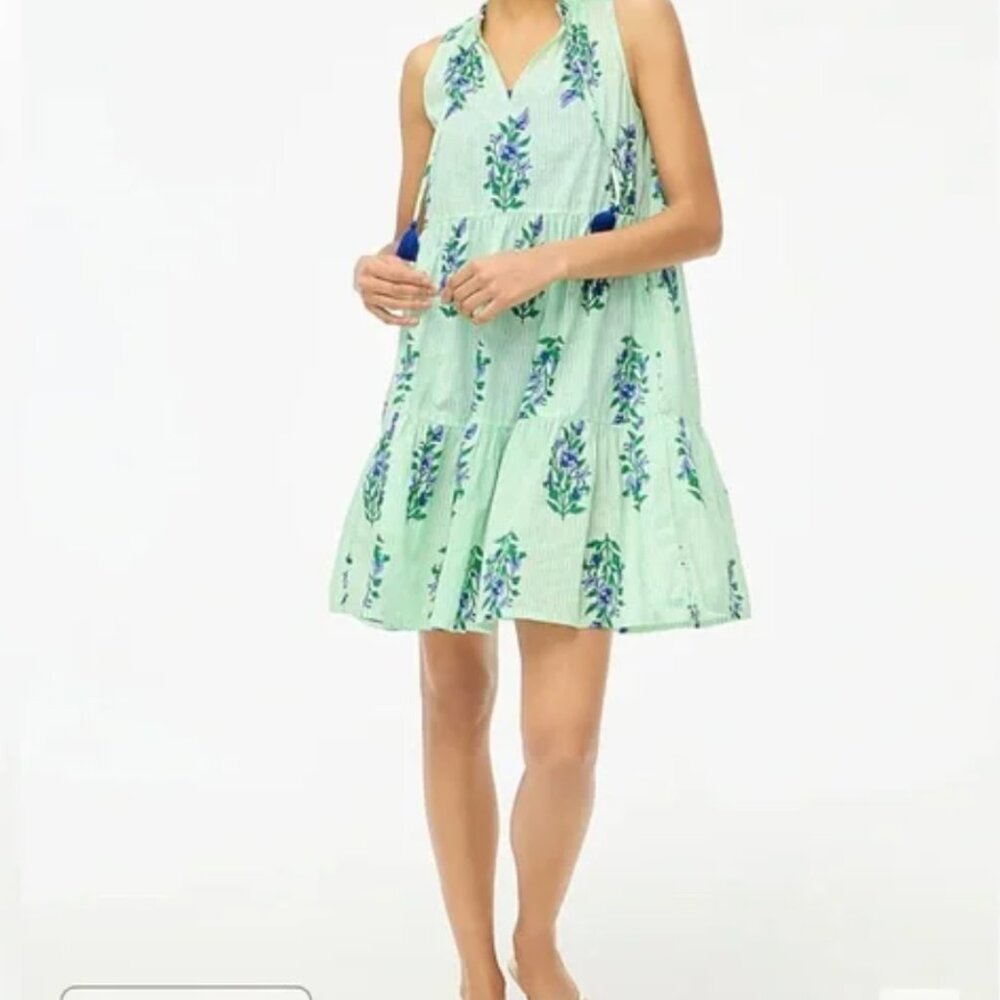 J. Crew • NWT • Floral Mini Beach Dress- Size M